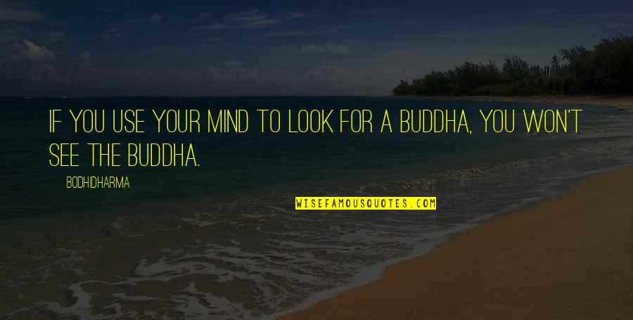 Slipperiness Synonym Quotes By Bodhidharma: If you use your mind to look for