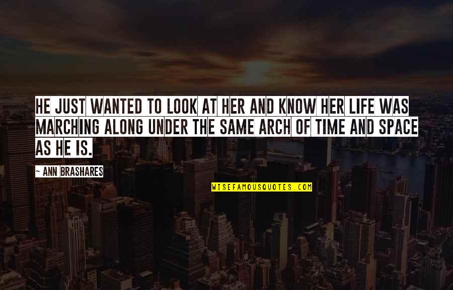 Sluggish Liver Quotes By Ann Brashares: He just wanted to look at her and Sluggish Liver Quotes By Ann Brashares: He just wanted to look at her and