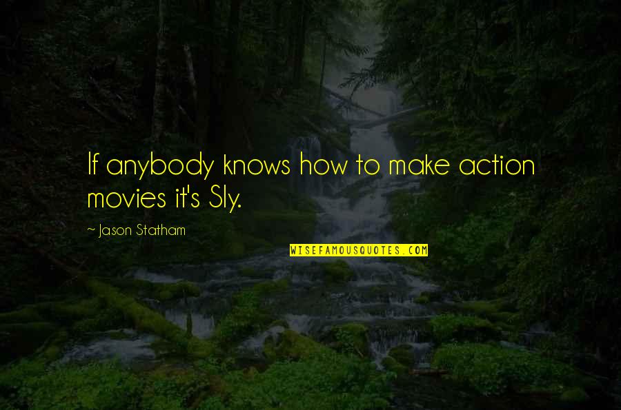 Sly 2 Quotes By Jason Statham: If anybody knows how to make action movies