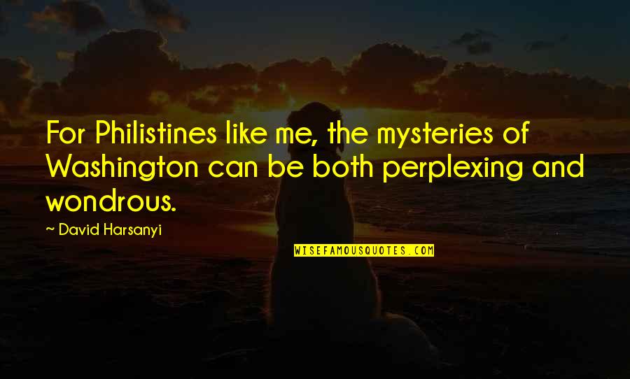 Slynt In Game Quotes By David Harsanyi: For Philistines like me, the mysteries of Washington