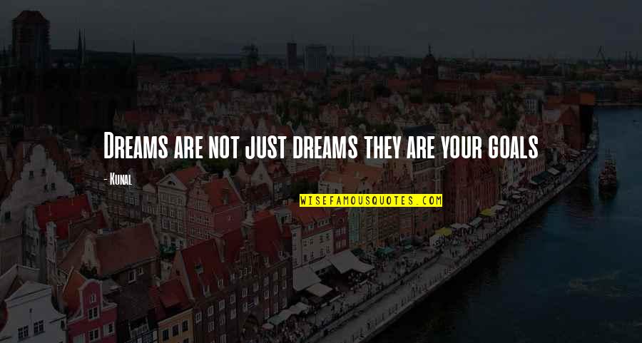 Small And Meaningful Birthday Quotes By Kunal: Dreams are not just dreams they are your