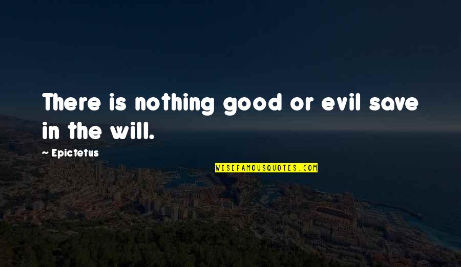 Small Annoyances Quotes By Epictetus: There is nothing good or evil save in