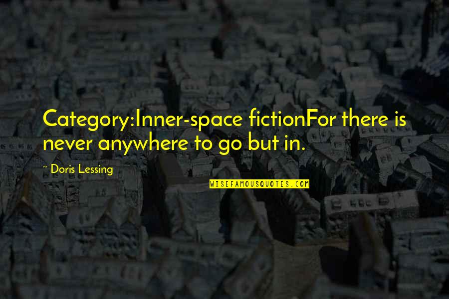 Smarra Quotes By Doris Lessing: Category:Inner-space fictionFor there is never anywhere to go