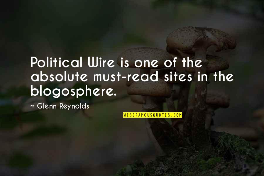 Smashed Heart Quotes By Glenn Reynolds: Political Wire is one of the absolute must-read