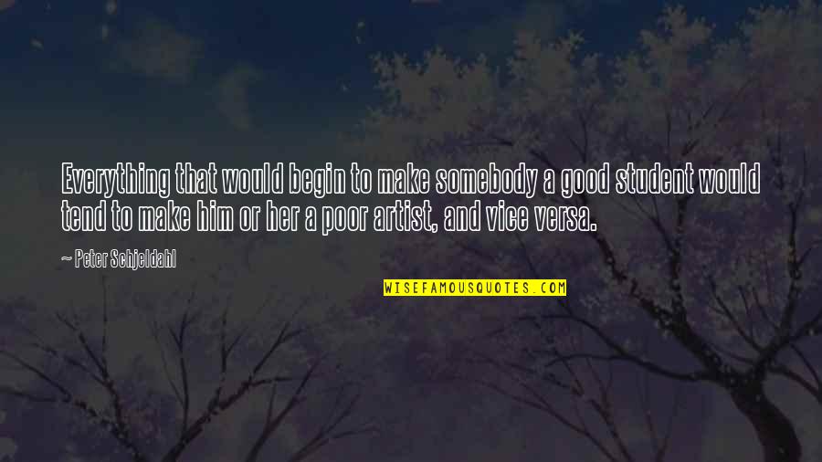 Smile Ball Quotes By Peter Schjeldahl: Everything that would begin to make somebody a