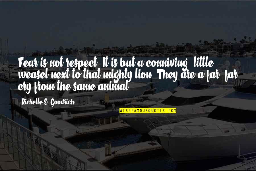 Smile Download Quotes By Richelle E. Goodrich: Fear is not respect. It is but a Smile Download Quotes By Richelle E. Goodrich: Fear is not respect. It is but a