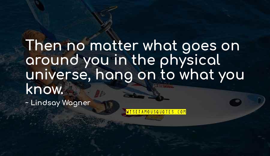 Smithhisler Weekly Ad Quotes By Lindsay Wagner: Then no matter what goes on around you Smithhisler Weekly Ad Quotes By Lindsay Wagner: Then no matter what goes on around you