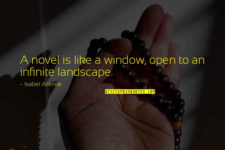 Smoky Joe Wood Quotes By Isabel Allende: A novel is like a window, open to