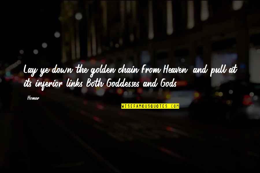 Smurf Picture Quotes By Homer: Lay ye down the golden chain From Heaven, Smurf Picture Quotes By Homer: Lay ye down the golden chain From Heaven,