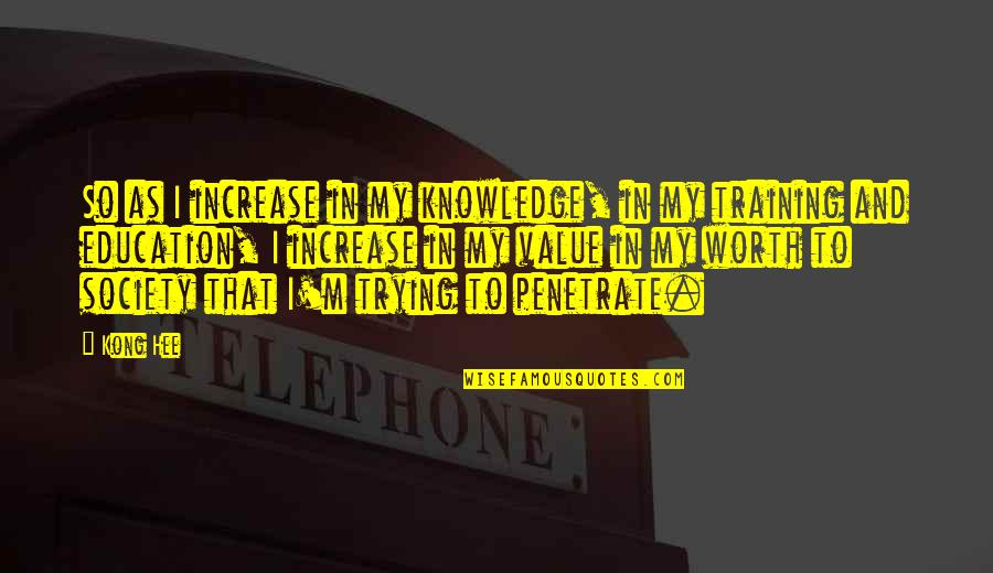 Smuttier Quotes By Kong Hee: So as I increase in my knowledge, in Smuttier Quotes By Kong Hee: So as I increase in my knowledge, in