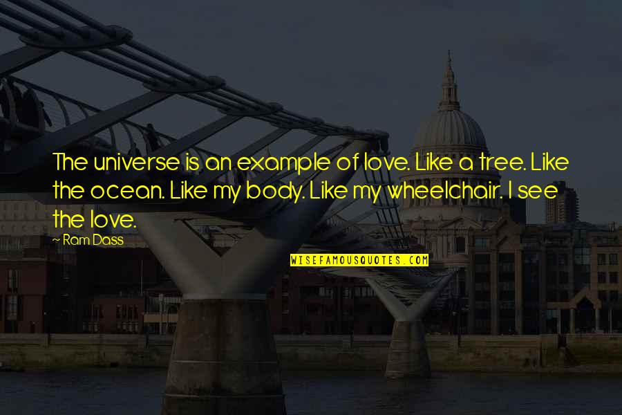 Snack Time Quotes By Ram Dass: The universe is an example of love. Like Snack Time Quotes By Ram Dass: The universe is an example of love. Like