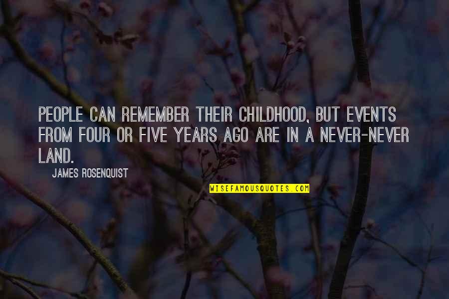 Snejana Makaveeva Quotes By James Rosenquist: People can remember their childhood, but events from Snejana Makaveeva Quotes By James Rosenquist: People can remember their childhood, but events from
