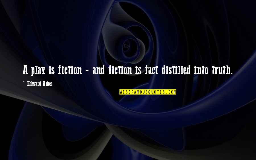 Snethkamp Chrysler Quotes By Edward Albee: A play is fiction - and fiction is