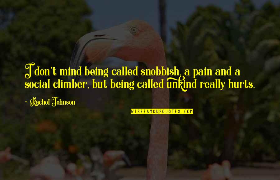 Snobbish Quotes By Rachel Johnson: I don't mind being called snobbish, a pain Snobbish Quotes By Rachel Johnson: I don't mind being called snobbish, a pain