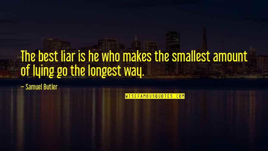 Snoopy Friend Quotes By Samuel Butler: The best liar is he who makes the