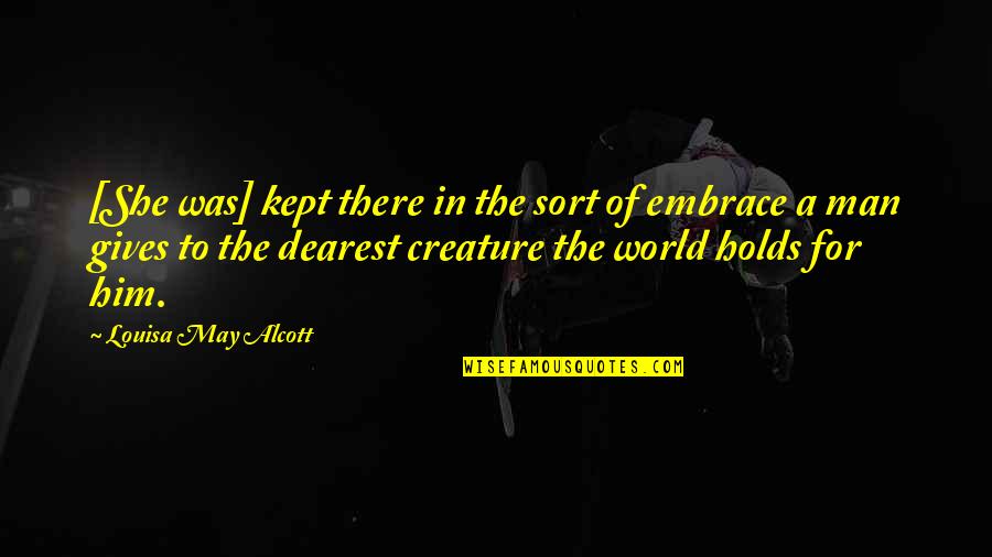 Snowshoes For Women Quotes By Louisa May Alcott: [She was] kept there in the sort of