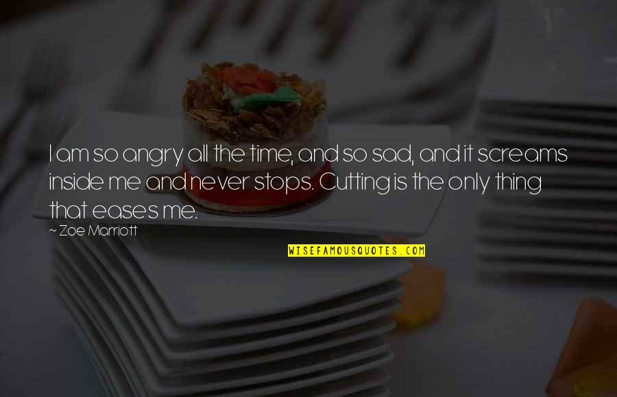 So Angry Quotes By Zoe Marriott: I am so angry all the time, and