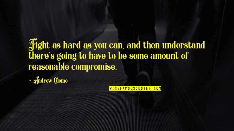 So Hard To Understand Quotes By Andrew Cuomo: Fight as hard as you can, and then So Hard To Understand Quotes By Andrew Cuomo: Fight as hard as you can, and then