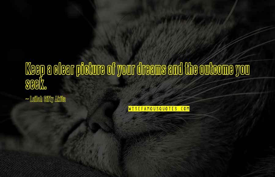 Sobrepeso Concepto Quotes By Lailah Gifty Akita: Keep a clear picture of your dreams and
