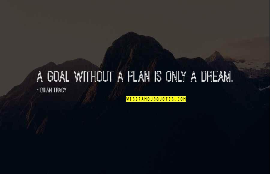 Sobrinos Queridos Quotes By Brian Tracy: A goal without a plan is only a