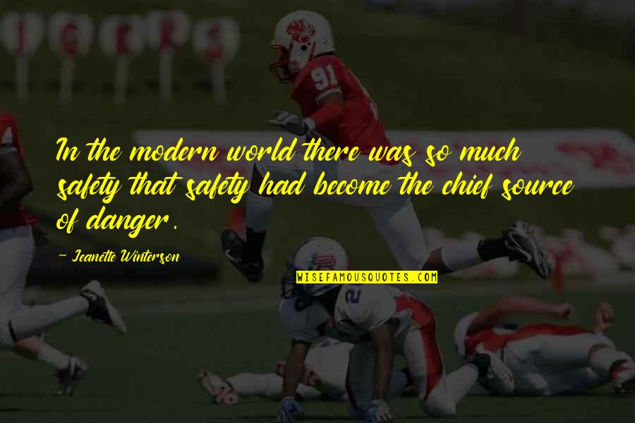 Soccer Cleats Quotes By Jeanette Winterson: In the modern world there was so much