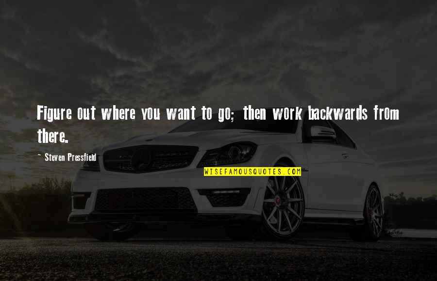 Social Class Great Expectations Quotes By Steven Pressfield: Figure out where you want to go; then Social Class Great Expectations Quotes By Steven Pressfield: Figure out where you want to go; then