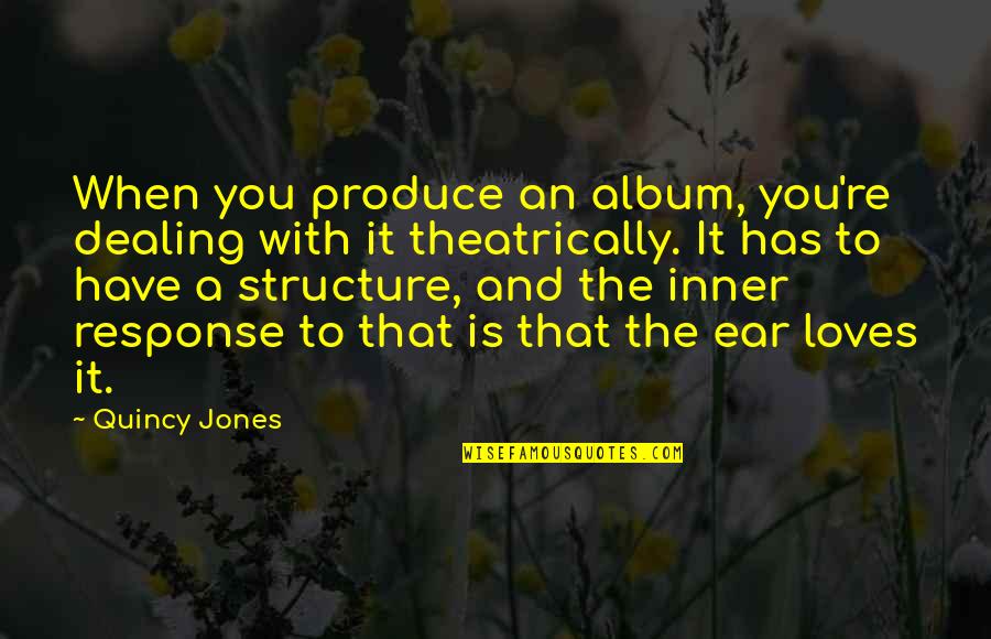 Social Intelligence Daniel Goleman Quotes By Quincy Jones: When you produce an album, you're dealing with Social Intelligence Daniel Goleman Quotes By Quincy Jones: When you produce an album, you're dealing with