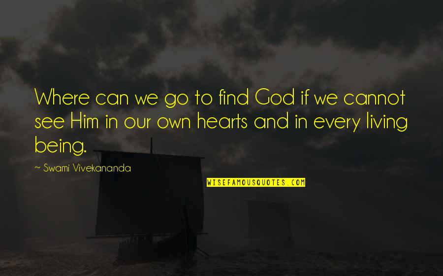 Sodhi Jagdeep Quotes By Swami Vivekananda: Where can we go to find God if Sodhi Jagdeep Quotes By Swami Vivekananda: Where can we go to find God if