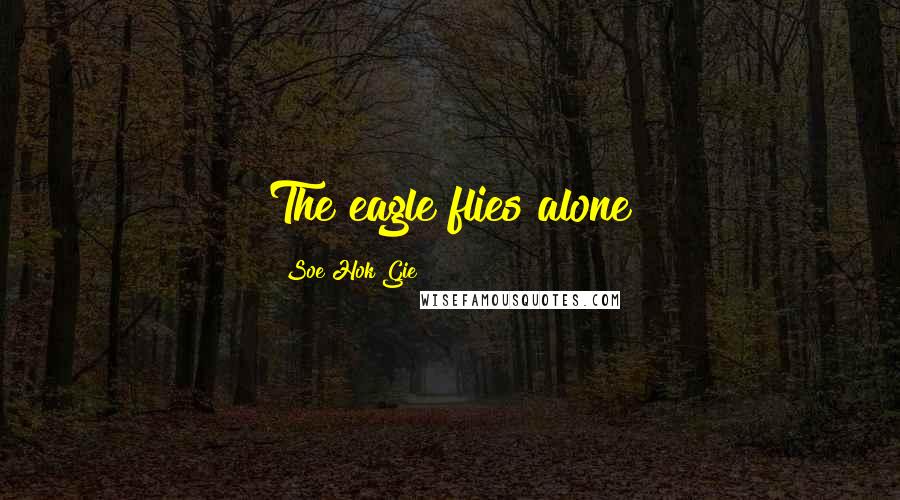 Soe Hok Gie quotes: The eagle flies alone