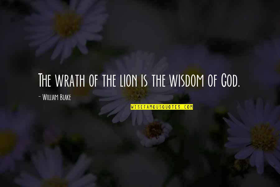 Sofia The First Birthday Quotes By William Blake: The wrath of the lion is the wisdom Sofia The First Birthday Quotes By William Blake: The wrath of the lion is the wisdom