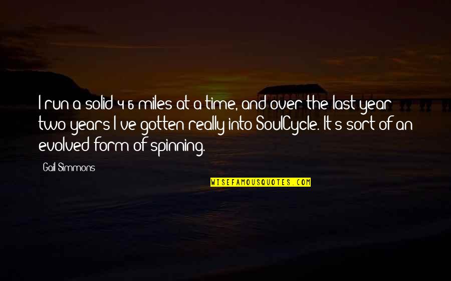 Soldati Ungaretti Quotes By Gail Simmons: I run a solid 4-6 miles at a Soldati Ungaretti Quotes By Gail Simmons: I run a solid 4-6 miles at a