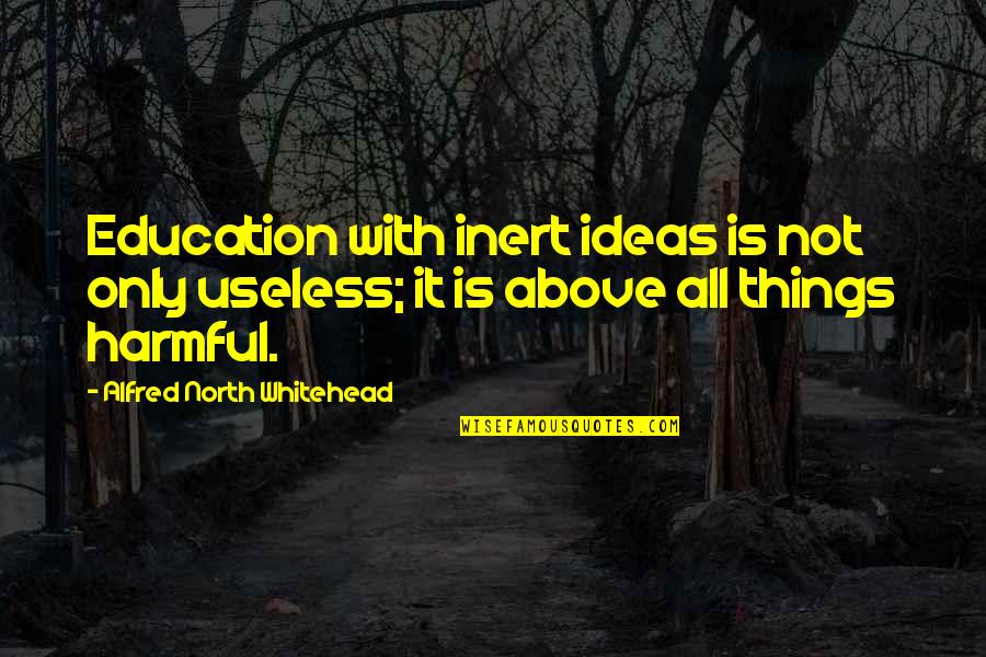 Soldier Of The Great War Quotes By Alfred North Whitehead: Education with inert ideas is not only useless; Soldier Of The Great War Quotes By Alfred North Whitehead: Education with inert ideas is not only useless;