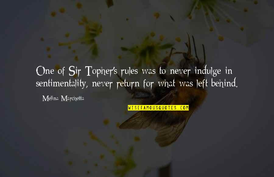 Sole Sisters Running Quotes By Melina Marchetta: One of Sir Topher's rules was to never Sole Sisters Running Quotes By Melina Marchetta: One of Sir Topher's rules was to never