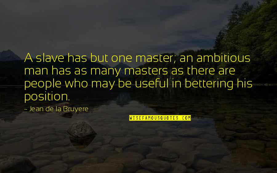 Solenoid Quotes By Jean De La Bruyere: A slave has but one master; an ambitious Solenoid Quotes By Jean De La Bruyere: A slave has but one master; an ambitious