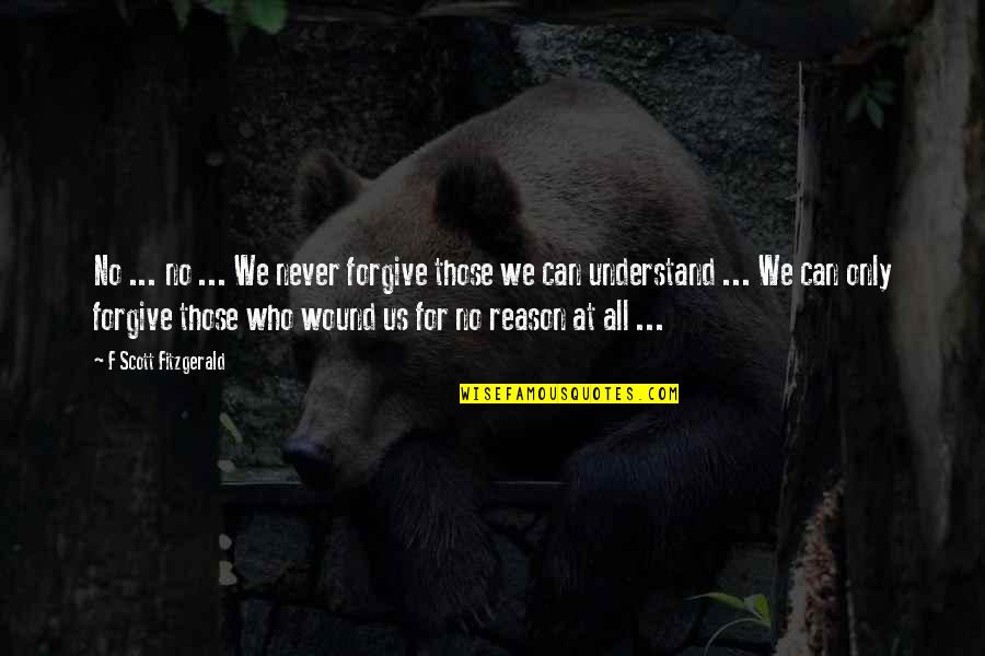 Solgun Chicekler Quotes By F Scott Fitzgerald: No ... no ... We never forgive those Solgun Chicekler Quotes By F Scott Fitzgerald: No ... no ... We never forgive those