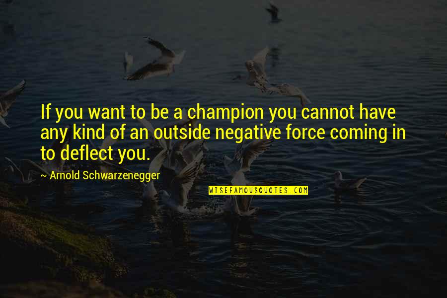 Solidness Quotes By Arnold Schwarzenegger: If you want to be a champion you