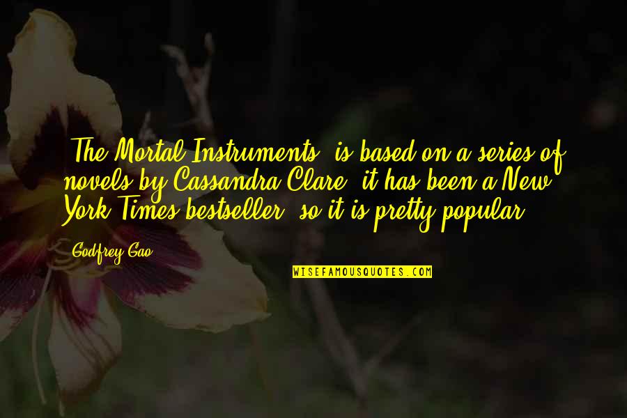 Sollozzo Godfather Quotes By Godfrey Gao: 'The Mortal Instruments' is based on a series Sollozzo Godfather Quotes By Godfrey Gao: 'The Mortal Instruments' is based on a series