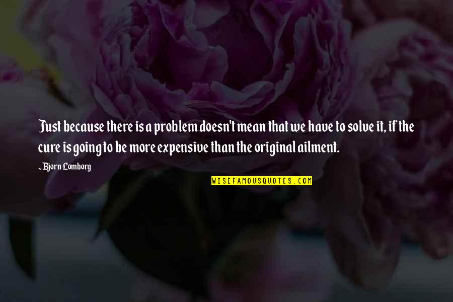 Solve A Problem Quotes By Bjorn Lomborg: Just because there is a problem doesn't mean