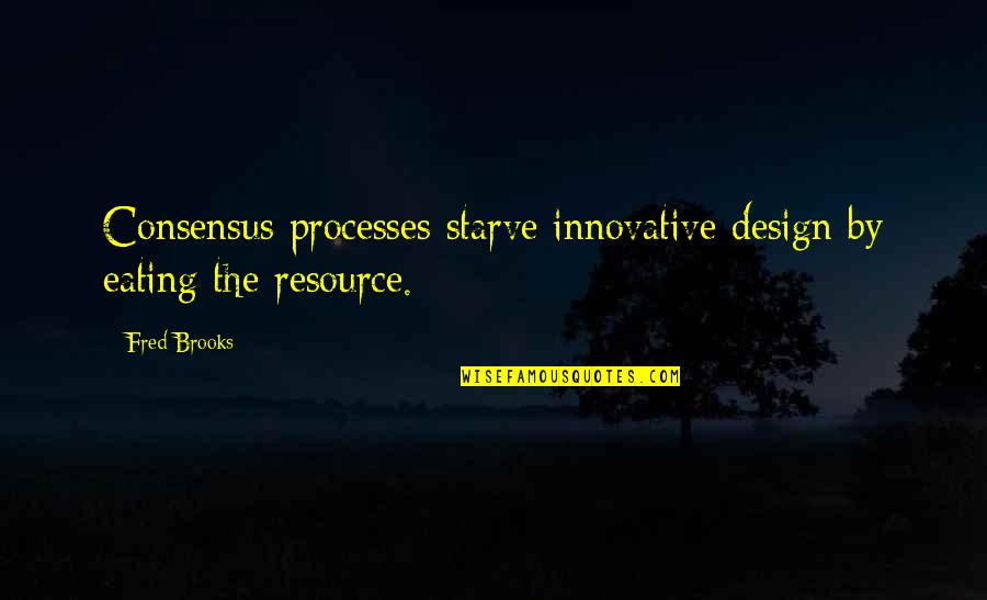Some Innovative Quotes By Fred Brooks: Consensus processes starve innovative design by eating the Some Innovative Quotes By Fred Brooks: Consensus processes starve innovative design by eating the