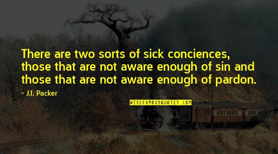 Someone Who Doesn Care Quotes By J.I. Packer: There are two sorts of sick conciences, those