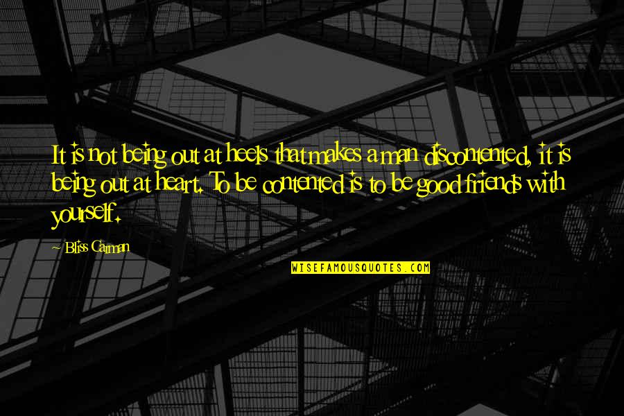 Son Knocks Quotes By Bliss Carman: It is not being out at heels that