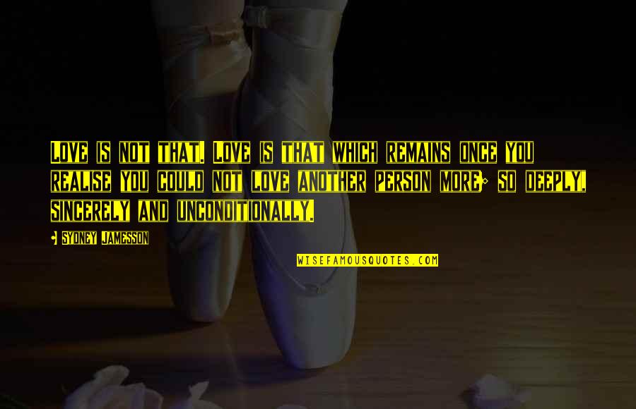 Sonlu Farklar Quotes By Sydney Jamesson: Love is not that. Love is that which Sonlu Farklar Quotes By Sydney Jamesson: Love is not that. Love is that which