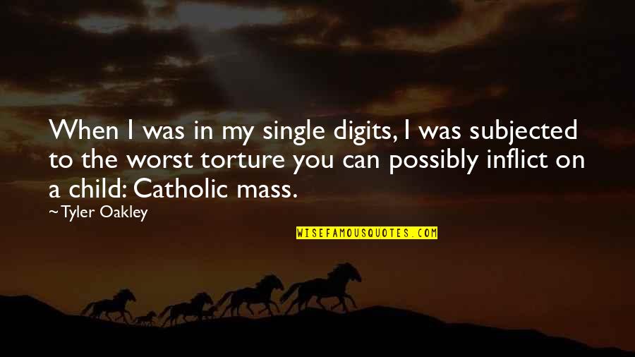 Sonneteering Quotes By Tyler Oakley: When I was in my single digits, I Sonneteering Quotes By Tyler Oakley: When I was in my single digits, I