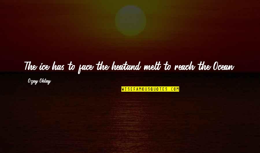 Sonya Kovalevsky Quotes By Ozay Oktay: The ice has to face the heatand melt