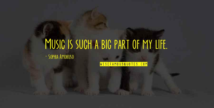 Sophia Amoruso Quotes By Sophia Amoruso: Music is such a big part of my