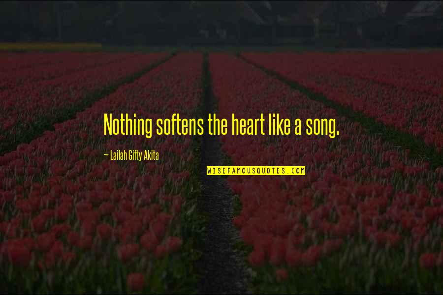 Sorrow Inspirational Quotes By Lailah Gifty Akita: Nothing softens the heart like a song. Sorrow Inspirational Quotes By Lailah Gifty Akita: Nothing softens the heart like a song.