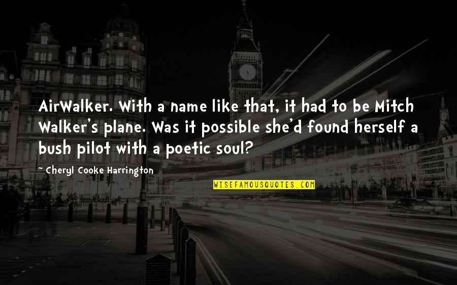 Soul Plane Quotes By Cheryl Cooke Harrington: AirWalker. With a name like that, it had