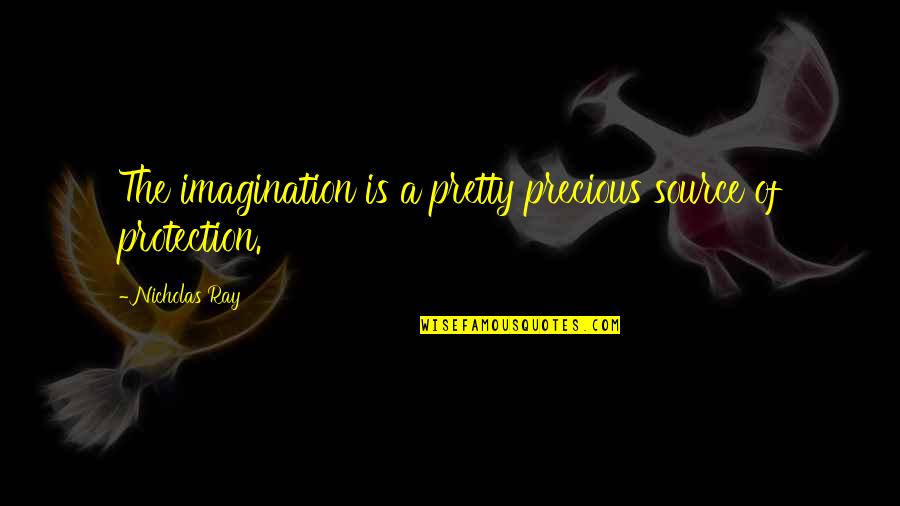 Source Quotes By Nicholas Ray: The imagination is a pretty precious source of