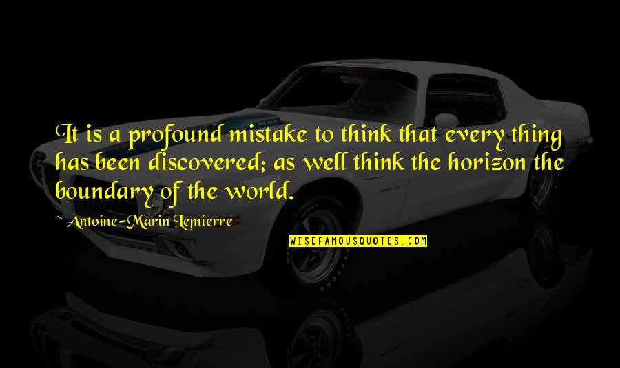 South Africa Love Quotes By Antoine-Marin Lemierre: It is a profound mistake to think that
