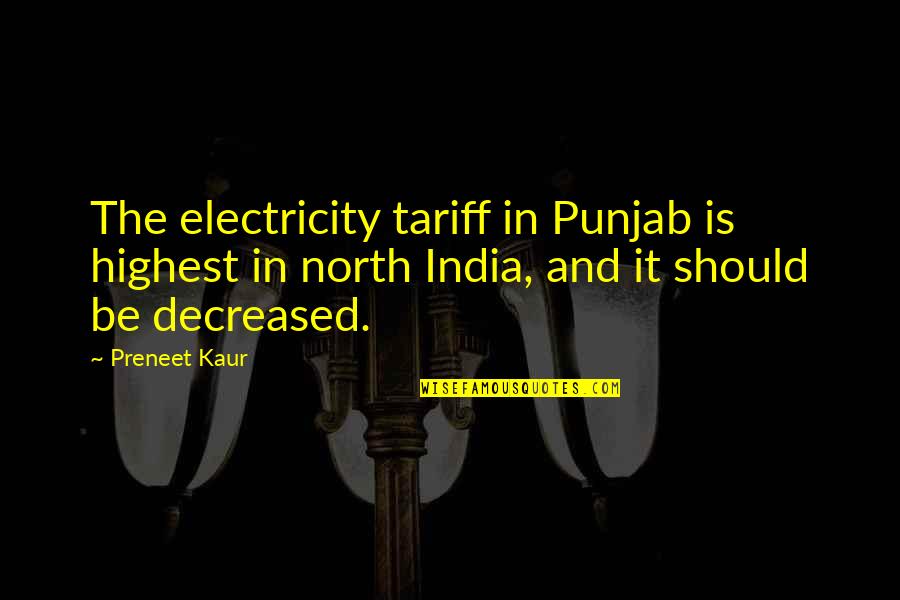 Souvre Kolagen Quotes By Preneet Kaur: The electricity tariff in Punjab is highest in